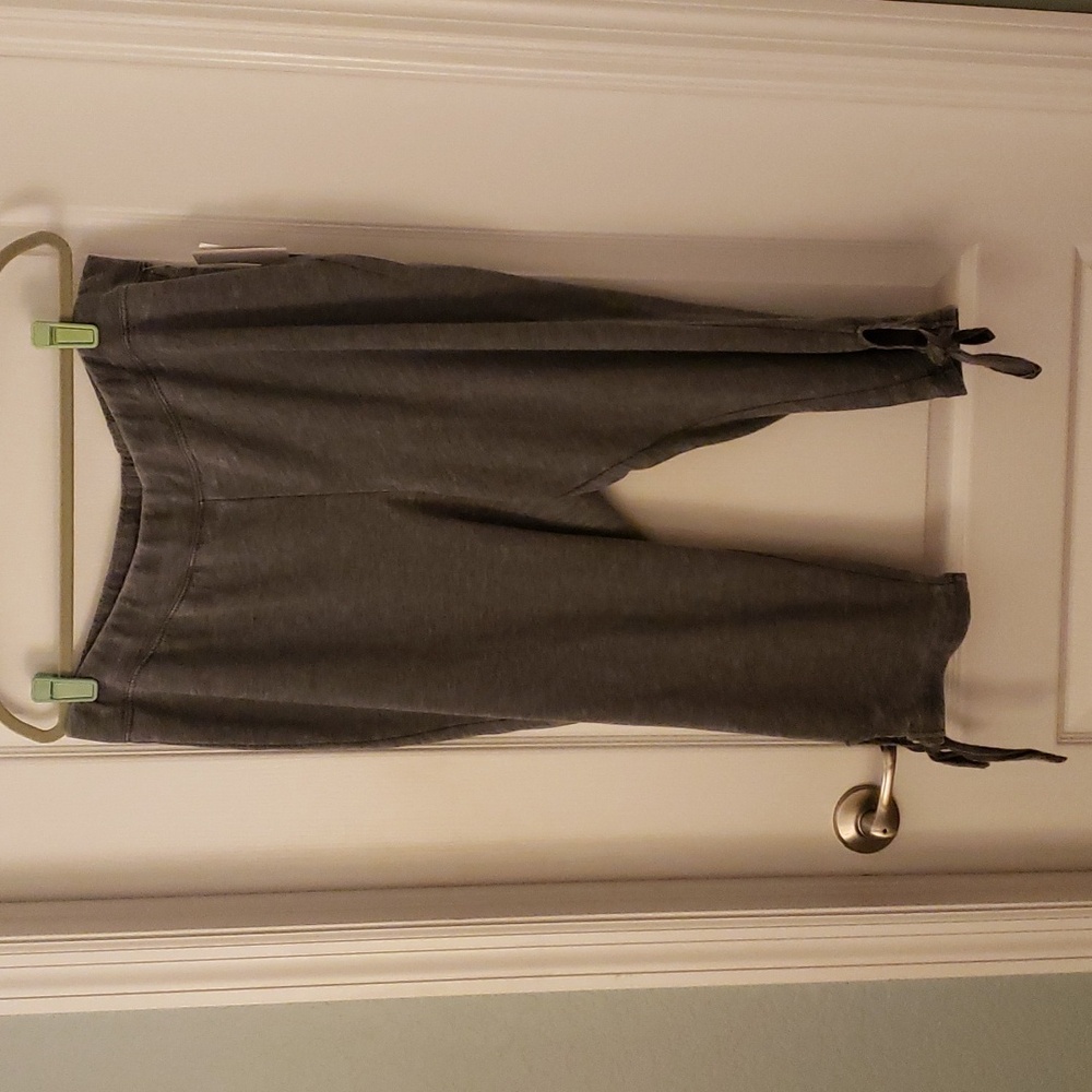 Silverwear Lifestyle Stormy Blue C Tie Crop Pants - Plus Size 2X NWT